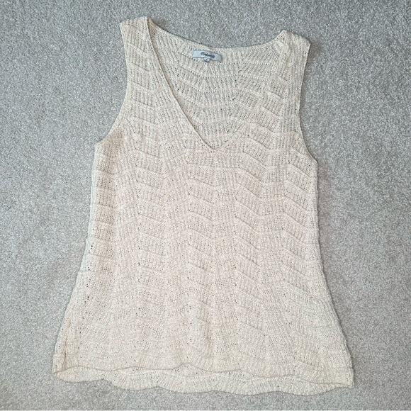 Madewell Crocheted Tank, Size Small - Picture 2 of 7